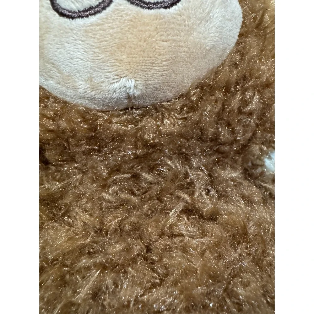 Build-A-Bear Workshop Happy Birthday Brown Plush Teddy Bear 16 Inch Shaggy Fur